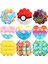 No.92 Tarzı Yeni 3D Fidget Oyuncak Top Pokemon Pikachu Pokeball Oyun Kawaii Pop It Fidget Çocuk Oyuncakları 3D Fidget Oyuncak Top Çocuk Hediye (Yurt Dışından) 4