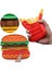 No.41 Tarzı Çocuklar ve Yetişkinler Için Burger + Patates Oyuncağı Bas Pop It Fidget Oyuncak Sıkıştırma Duyusal Oyuncak Push Pop Kabarcık Fidget Duyusal Oyuncak (Yurt Dışından) 5