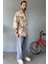 Oversize Fakir Kol Jakarlı Gömlek 5