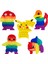 Bir Stil Pokemon Fidget Oyuncakları Gökkuzgun Pikachu Charmander Charizard Patlatma Itme Kabarcık Sıkıştırılabilir Silikon Topları Kızlar Için Yılbaşı Hediyeleri (Yurt Dışından) 3