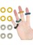 10 Altın Tarzı Yetişkin Çocuklar Için Parmak Masajı Fidget Yay Halkaları Oyuncakları- Basınç Giderici (Yurt Dışından) 2