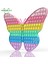 B-02 Stili 40CM Büyük Boy Pop Gökkuşağı Kelebek Üst Itme Fidget Oyuncakları Oyuncaklar Çocuklar Basit Dimple Oyun Ahdh (Yurt Dışından) 2