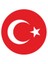 14X14 cm Reflektif Türk Bayrağı Sticker 1
