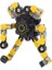 Sarı Stil Çocuklar Için Kendin Yap Deforme Edilebilir Parmak Üstü Dönme Oyuncak Dönüştürülebilir Yaratıcı Zincir Mekanik Ciro Robot Oyuncak (Yurt Dışından) 1