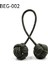 No.2 Tarzı Begleri Fidget Oyuncak Endişe Boncukları Saf Bakır Kaplama Parmak Beceri Paracord Ekstrem Parmak Hareket Oyuncakları Çelik Top (Yurt Dışından) 1