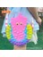 LK-283-42-KIUO Stili Yeni Gelen Silikon Kalem Kutusu Pop It Bozuk Para Cüzdanı Kawaii Basit Cırcır Kırtasiye Çantası Duyusal Bozuk Para Cüzdanı Pop It Dikkat Oyuncağı (Yurt Dışından) 1