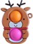 YJ630-HUANGSE Stili Parmak Oyuncağı Pop It Anime Kawaii Noel Ağacı Kolye Parmak Balon Patlatma Silikon Halloween Anahtarlık Düğüm Oyuncak (Yurt Dışından) 4