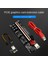 Adet VER011 Pro Yükseltici Kart Pcı-E 1x Ila 16X Usb3.0 6pın Grafik Uzatma Kablosu 10 Katı Kapasitörlü B250 B75 Btc (Yurt Dışından) 2