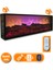 Elektrikli Şömine 100 x 31.5 cm Bluetooth Ses Sistemli Uzaktan Kumandal 1
