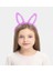 LED Işıklı Peluş Tavşan Kulak Taç Lila 1
