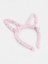 LED Işıklı Peluş Tavşan Kulak Taç Pembe 5