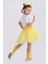 Gökkuşağı Tütülü Kız Çocuk Parti Etek M00727 Sarı 2