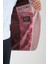 Galdino Erkek Bordo Kendinden Desenli Slim Fit Mono Yaka Blazer Ceket 4
