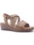 105513.Z5FX Camel Kadın Comfort Sandalet 2