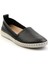 Siyah Leather Kadın Casual Ayakkabı K01028031603 2