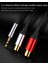 3.5mm Erkek - 2rca Dişi Stereo Jak Aux Ses Kablosu Y Adaptörü Rca Kablosu iPhone Mp3 Tablet Bilgisayar Hoparlörler Pc Için (Yurt Dışından) 2