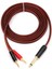 1/4 Ts - Banana Fiş 6.35MM Ts Fono - Banana Fiş Hoparlör Ses Kablosu Altın Kaplama 1/4 Ts Erkek - Çift Banana (1.5m) (Yurt Dışından) 4