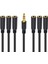 3.5mm Trs Erkek - 5 Portlu 3.5 Dişi Jak Kulaklık Ayırıcı Kablo Stereo Aux Ses Adaptörü Pc Tv Mp3 Hoparlör Için (Yurt Dışından) 2