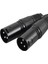 3 5 mm Jak - Xlr Ses Kablosu Trs Stereo 3 5 mm - 2xlr Dişi Ayırıcı Mikser Hoparlörler Amplifikatörler Için 1 5 Metre (Yurt Dışından) 5