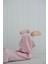 Ruffles Pembe Çizgil Paçaları Beyaz Fırfırlı Pantolon Pijama Altı 4