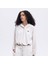 EF209-1-OF Kapüşonlu Kadın Sweatshirt - Ekru 1