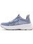 Kadın Mavi Bağcıklı Kalın Tabanlı Kumaş Sneaker 25SFE48576F 2