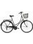 Paradıse-23 Kadın Şehir Bisikleti 56CM V 28 Jant Parlak Siyah Gri 1