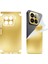 Xiaomi 15 Mi 15 Için 360 Full Arka Kaplama Koruma Sticker Kılıfsız Kullanım Altın 1
