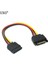 Sata 15PIN Erkek Kadın Sata Sabit Disk Güç Uzatma Genişletici Cabo Kablosu HDD SSD Güç Kabloları 20 cm (Yurt Dışından) 2