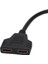 En Kablo HDMI Uyumlu Ayırıcı Kablo 1 Erkek - Çift HDMI 2 Dişi Y Ayırıcı Adaptör HDMI Hd LED LCD Tv 30 cm (Yurt Dışından) 4