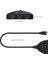 Mini 3 Port HDMI Uyumlu Splitter Adaptör Kablosu 1.4b 4k*2k 1080P Switcher Anahtarı 3 In 1 Out Port Hub Hdtv Xbox Ps3 Ps4 Için (Yurt Dışından) 3