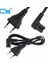 Açılı 1m Güç Kablosu Kablosu Ab 2 Uçlu Ac Fiş Adaptörü Kablosu Şekil 8 C7 - Euro Ab Avrupa 2 Pin Ac Fiş Uzatma Kablosu (Yurt Dışından) 2