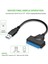 USB 3.0 Sata Sabit Disk Adaptörü Için 2.5 Inç SSD HDD Adaptör Kablosu Dönüştürücü Süper Hızlı USB 3.0 Sata 22 Pin (Yurt Dışından) 1