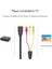 Taşınabilir Yüksek Çözünürlüklü 1080P Video HDMI Uyumlu 3rca Av Scart Kompozit Dönüştürücü Adaptör Kablosu Kablosu (Yurt Dışından) 3