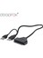 Deepfox Çift USB 2.0 Sata 3 2.5 Inç Sabit Sürücü Kablosu Sabit Disk Sürücüsü Adaptör Kablosu SSD (Yurt Dışından) 2