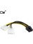 Inç 2 x Molex 4 Pin - 8-Pin Pcı Express Ekran Kartı Pci-E Atx Psu Güç Dönüştürücü Kablosu - Molex - Pcie 8 Pin Adaptör 1 Adet (Yurt Dışından) 1