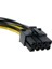 Inç 2 x Molex 4 Pin - 8-Pin Pcı Express Ekran Kartı Pci-E Atx Psu Güç Dönüştürücü Kablosu - Molex - Pcie 8 Pin Adaptör 1 Adet (Yurt Dışından) 3