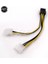 Pci-E Atx Psu Güç Dönüştürücü Kablosu - Molex'ten Pcie'ye 8 Pinli Adaptör 6 Inç 2 x Molex 4 Pinli 8-Pinli Pcı Express (Yurt Dışından) 3