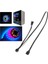 12 V 4pin Rgb Bağlantı Kablosu Pc Kasa Fanı LED Şerit Uzatma Kablosu Tel Adaptörü Giga/microstar/a-Sus Rgb Anakart (Yurt Dışından) 2