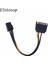 15 Pin 6 Pin Pcı Express Sata Güç Kablosu Pcı-E Sata Dönüştürücü Adaptör Güç Kablosu Atx Adaptör Yükseltici (Yurt Dışından) 4