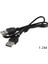 USB 2.0 Tip A Erkek - USB A Erkek Sycn Veri Şarj Kablosu 50CM Siyah Kablo K3A6 (Yurt Dışından) 1