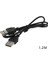 USB 2.0 Tip A Erkek - USB A Erkek Sycn Veri Şarj Kablosu 50CM Siyah Kablo K3A6 (Yurt Dışından) 3