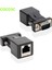 9pin RS232 Erkek RJ45 Dişi Konnektör Kartı Db9 Seri Port Genişletici Lan Cat5 Cat6 RJ45 Ağ Ethernet Kablosu Adaptörü (Yurt Dışından) 2