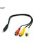 2.5mm Jack Erkek 3 Rca Dişi Kompozit Ses Video Adaptör Kablosu 3rca Ses Konektörü Dönüştürücü Uzatma Av Kablosu (Yurt Dışından) 1