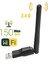 Yeni Wıfı USB Adaptörü MT7601 150 Mbps USB 2.0 Wifi Kablosuz Ağ Kartı 802.11 B/g/n Lan Adaptörü Dönebilen Anten ile (Yurt Dışından) 1