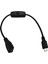 Açma/kapama Düğmeli USB Mikro 5p Erkek-Dişi USB Kablosu USB 2.0 Uzatılmış Basmalı Anahtar Anahtarı Kablosu 0 3 M (Yurt Dışından) 3