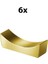 6 Adet Çelik Gold Chopstick Kaşık Çatal Standı Çelik Çubuk Tutucu MT151SR-6 1