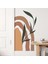 Yaprak Desenli Bohem Duvar Sticker 65 x 100 cm 2