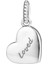 Pembe Kırmızı Asimetrik Kalp Charm 2