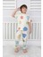 Erkek Çocuk Oyun Blokları Desenli Yazlık Pijama Takımı %100 Pamuk Süprem Penye 3-13 Yaş 1